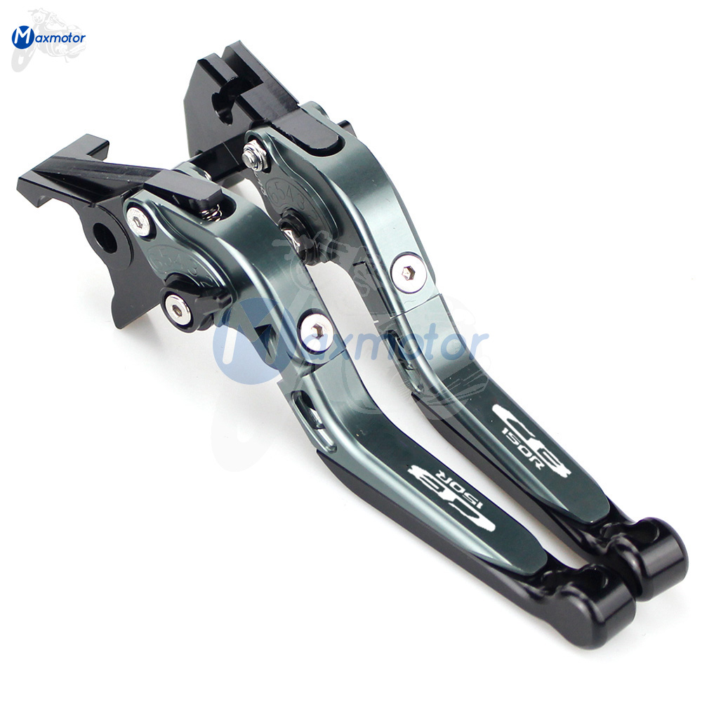 For honda cb150r cb 150r 2017 2018 cnc aluminium motorcycle accessories brake clutch lever folding adjustable extendable hand lever with logo
