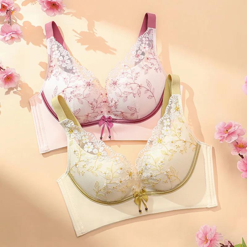 Women%20Underwear%20Chinese%20Embroidery%20Lace%20Gathering%20No%20Steel%20Rings%20To%20Prevent%20Sagging%20Ladies%20Breathable%20Comfortable%20Bra%20-%20Image%209