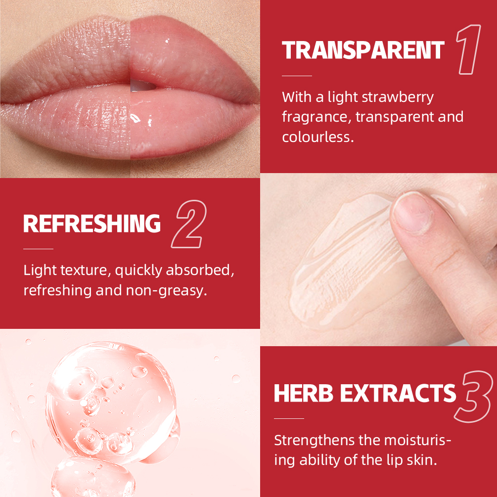 QIBEST 2024 New Lip Plumper Plumping Gloss Oil Extreme Volumising Lip Gloss Serum Nourish Lip Oil Lip Care Korean Cosmetics. 