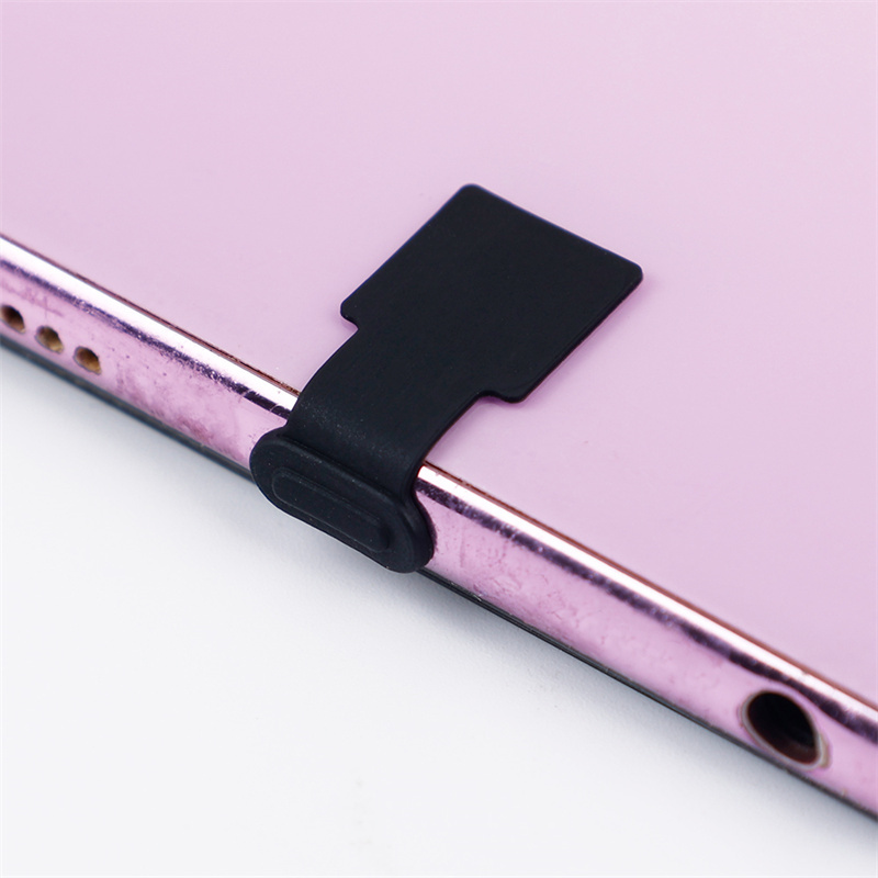Đầu Cắm Chống Bụi Cổng Sạc Silicon Mềm Mới/Cho Micro USB Type-c Tương Thích Với iPhone IOS Nút Chặn Chống Bụi Chống Thất Lạc Có Thể Tái Sử Dụng