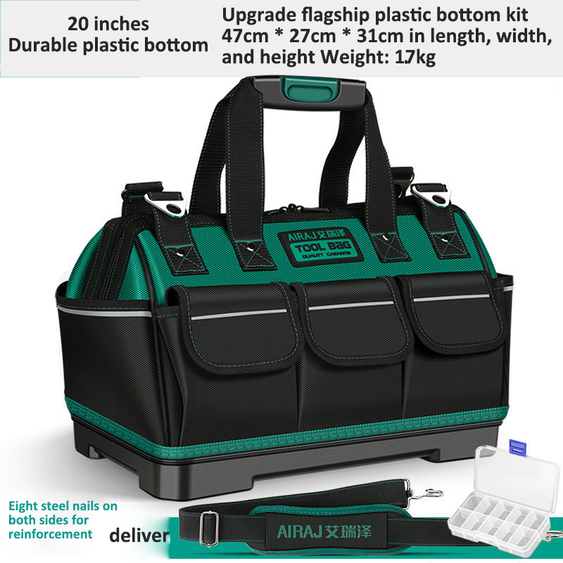 Electrician's tool tool is sturdy and durable, canvas thickened, hand-held multi-function repair special woodworking tool bag