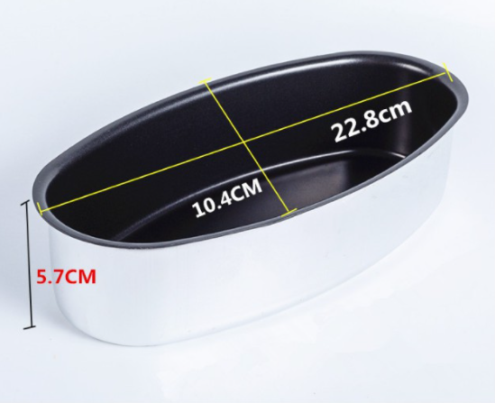 Khuôn Oval Bầu Dục Trắng - Đen