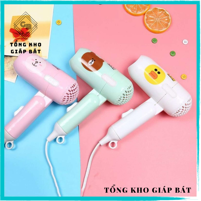 Máy sấy tóc mini hình thú gấp gọn dễ thương