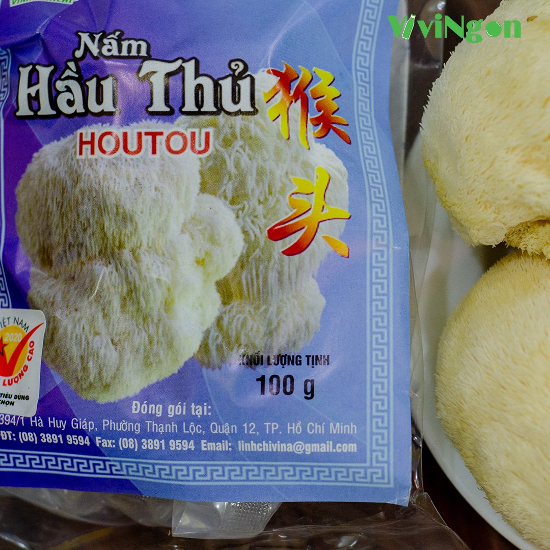 Nấm hầu thủ (nấm đầu khỉ) khô 100g