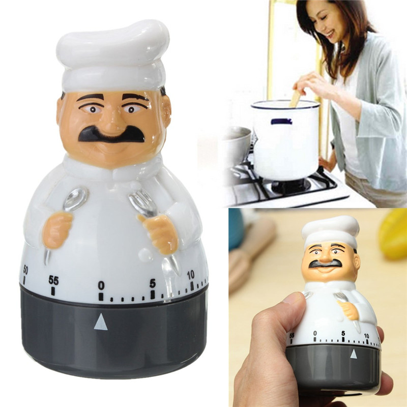 Timer Foood KITCHEN TIMER Highquality ANALOGUE 60 MINUTE ALARM GADGET BELL TIME ...