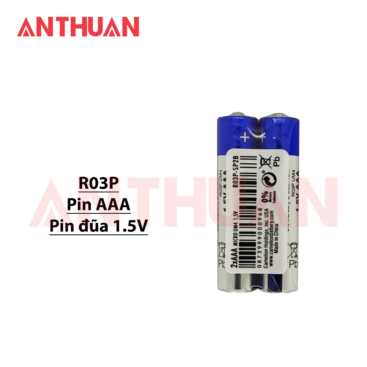 [BÁN CHẠY] 2 viên Pin AA (2A), AAA (3A)(R6P, R03P) Camelion Super Heavy Duty Battery 1.5V DATE MỚI Pin carbon, Pin tiểu, Pin đũa 2a, 3a - Vỉ