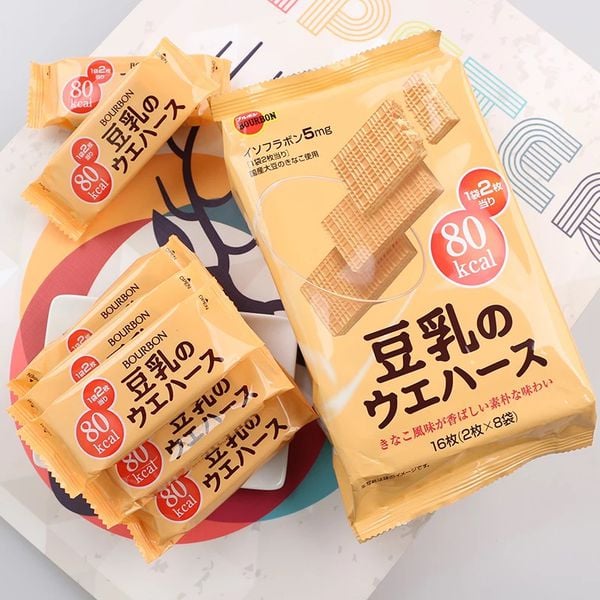 Bánh xốp đậu nành Bourbon Nhật Bản