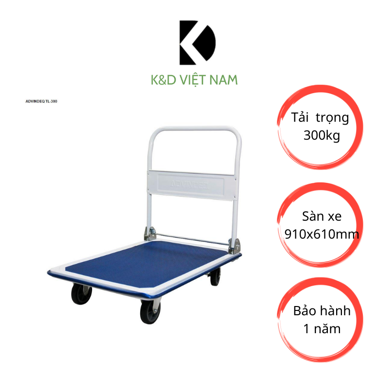 Xe đẩy hàng ADVINDEQ TL-300 (Tải trọng 300-350kg)