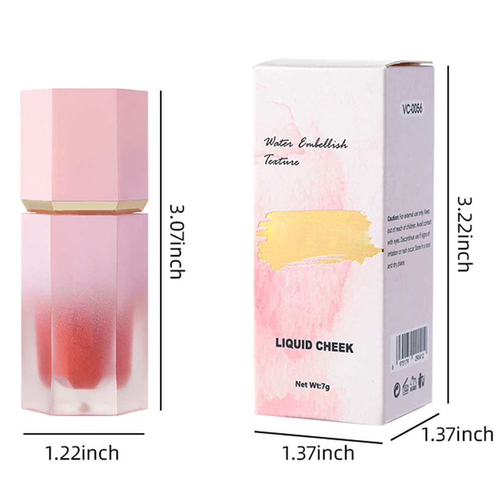 Yuanyan Matte Liquid Blush Natural Brighten Liquid Cheek Long Lasting Face Makeup Blush Make-up For Women's Cosmetics Products Makeup. 