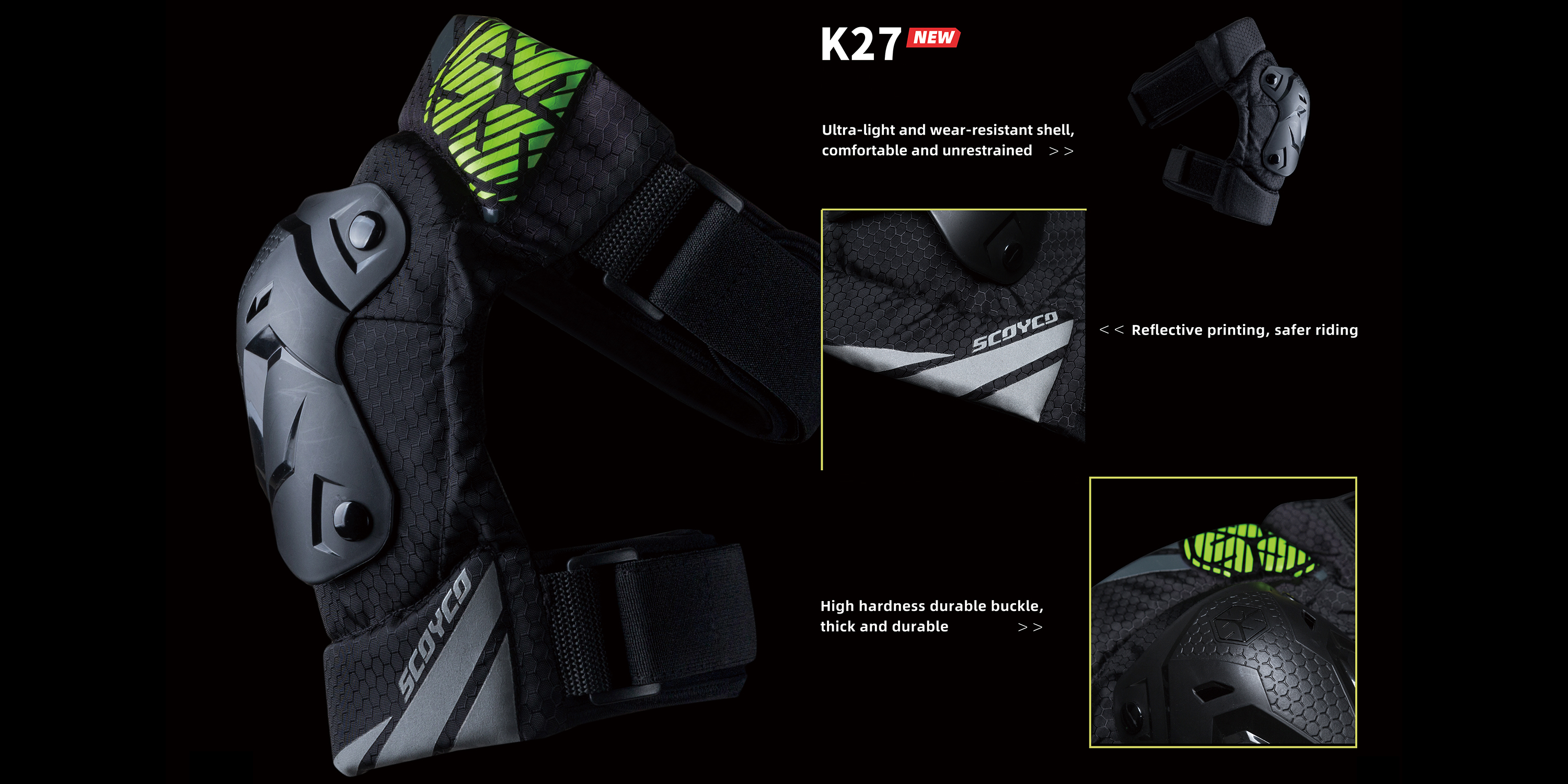 Scoyco K27 Knee Protection Armor