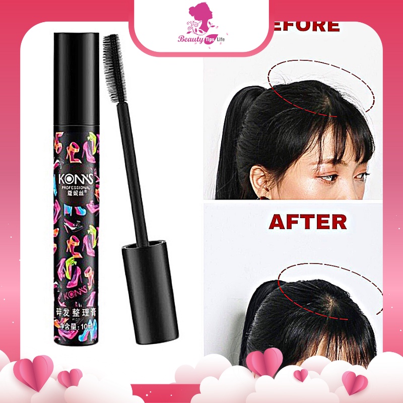 Chuốt tóc con tạo kiểu tóc cố định tóc vào nếp gọn gàng