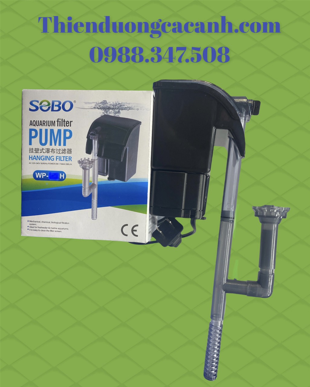 Lọc Thác Cho Bể Cá Nhỏ SOBO WP-303H-606H