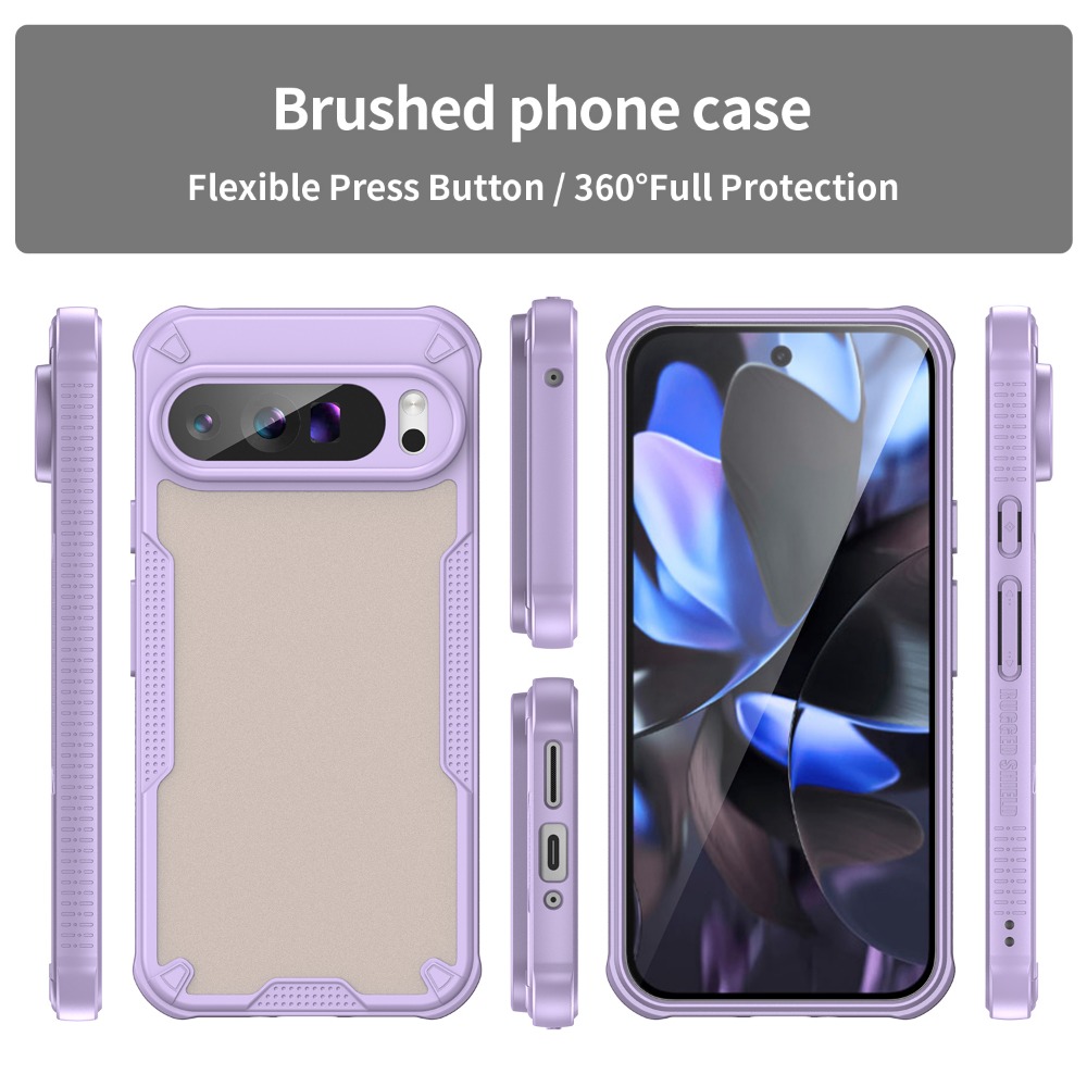 Lereach Matte Cover for Google Pixel 9 Pro XL 8 Pro 8A Shockproof Semi-Transparent Back Cover Phone Case. 
