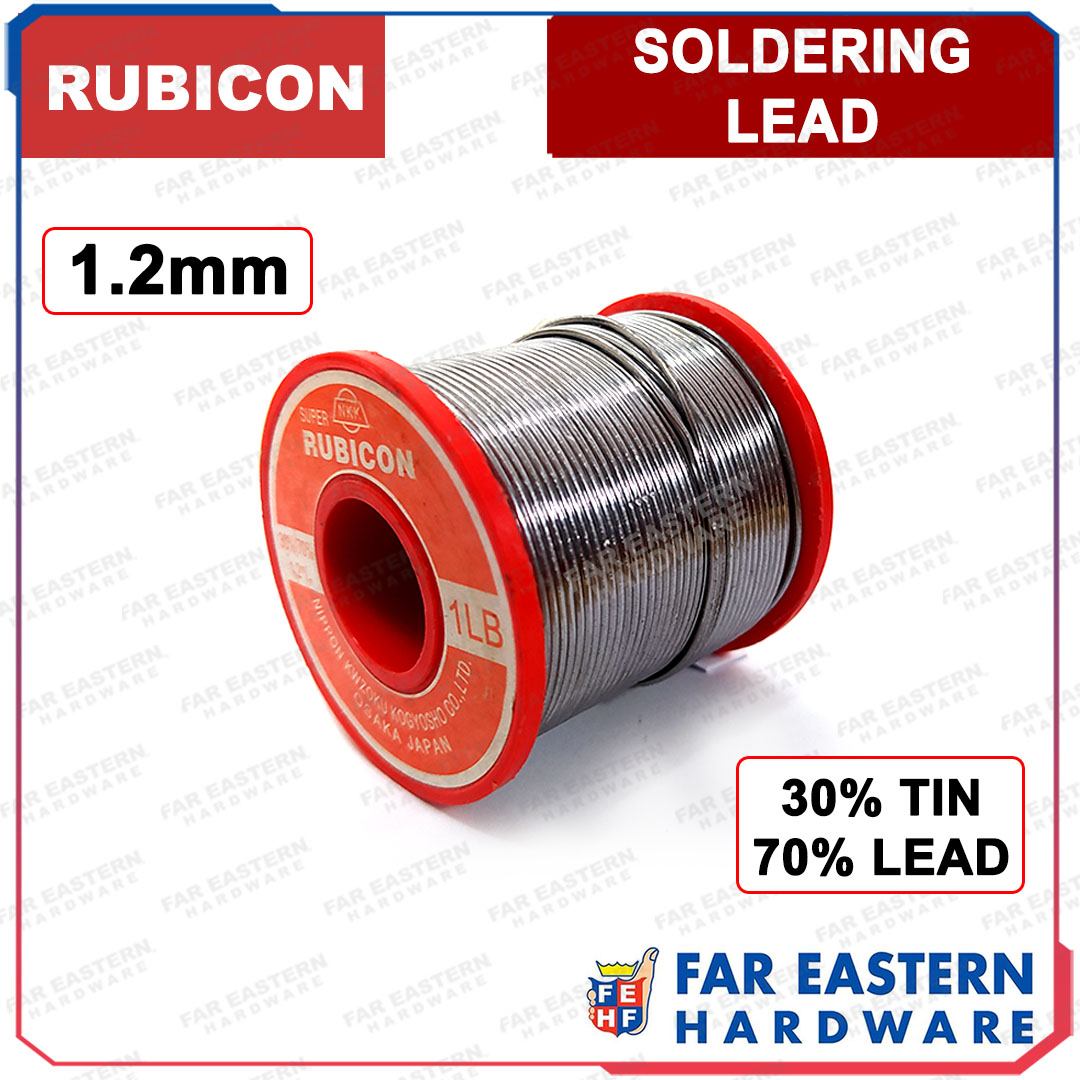 Soldering Lead Solder Wire 1.2mm 30/70 RUBICON Osaka Japan Lazada PH