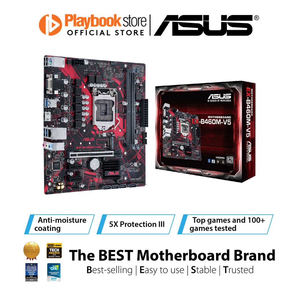 Asus EXB460MV5 Intel B460 LGA 1200 mATX Motherboard Lazada PH