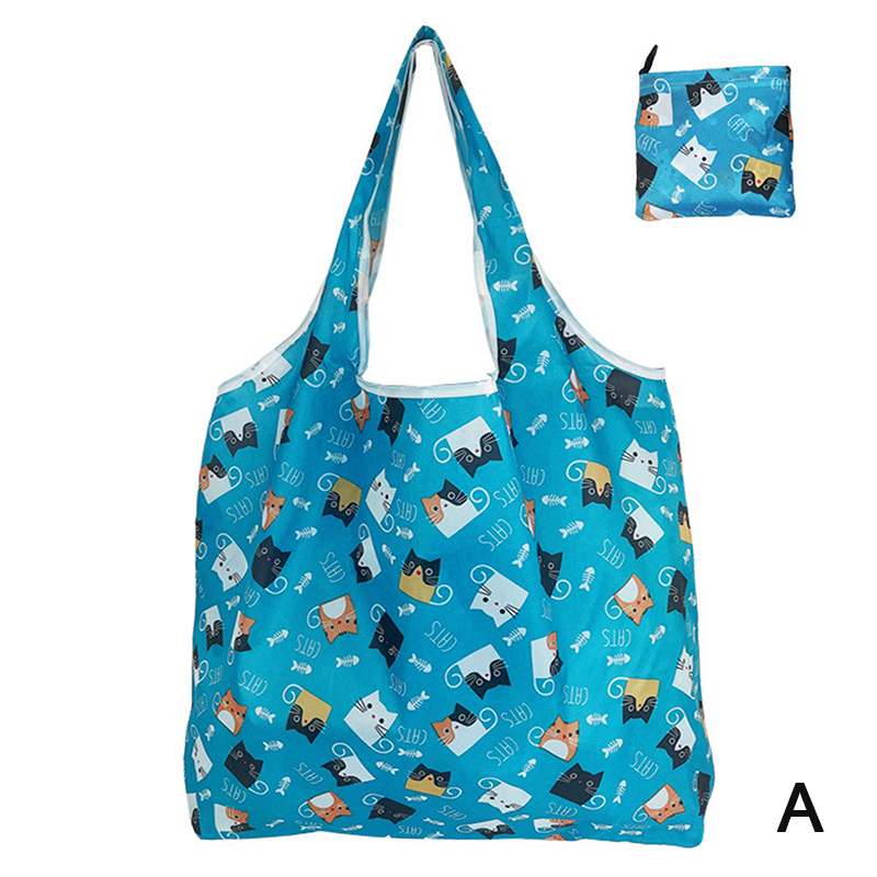 Follow Get New[Beautiful SS] 1Pc Foldable Shopping Bag Reusable - Main Image