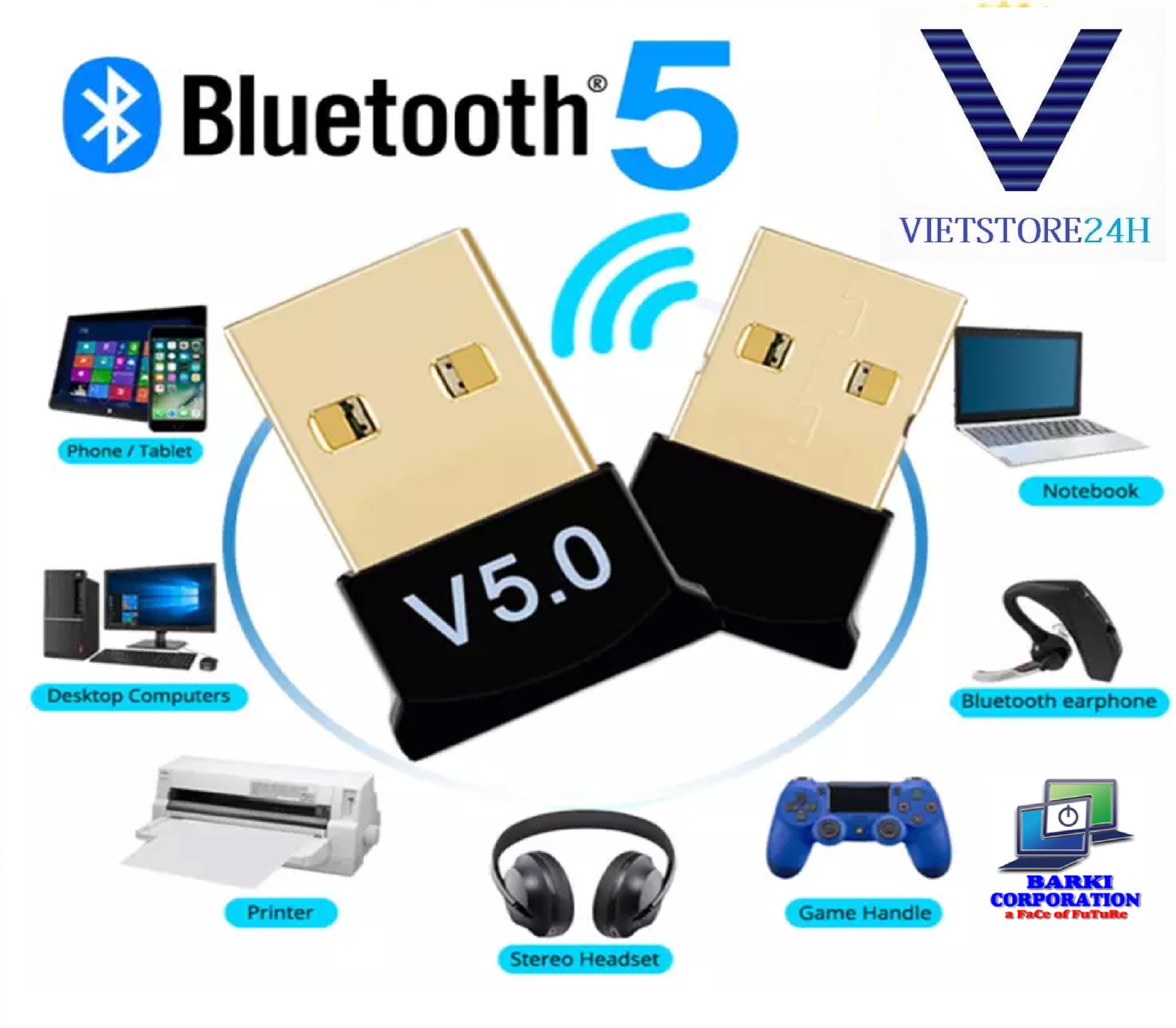 USB Bluetooth 5.0 for Computers