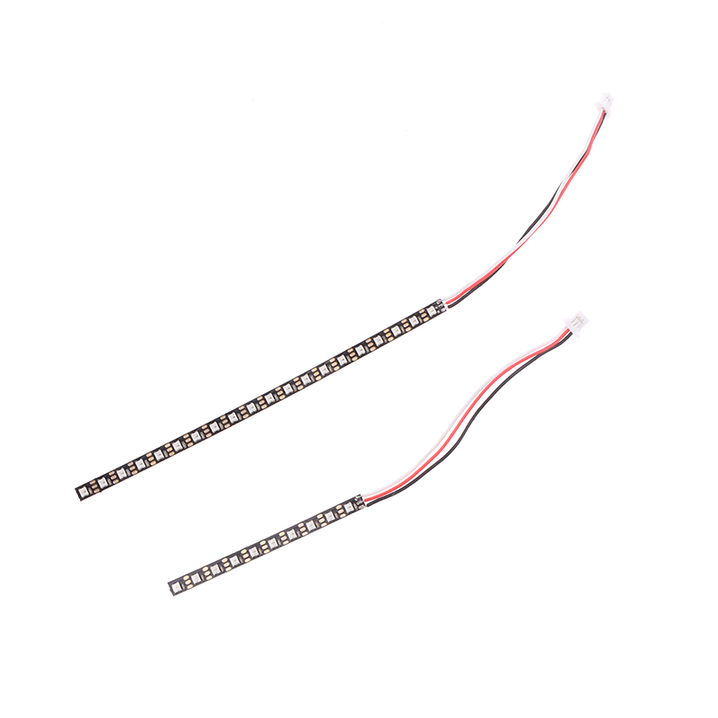 WS2812 Chip 3.5mm Width 5V Flexible Strip Board Built-in 10 / 20pcs RGB LED IC 50 / 100mm Length For RC FPV Racing Drones. 