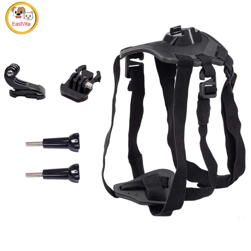 Dog Harness Chest Strap Belt Mount Adjustable Leash Compatible For Gopro Hero10/9/8/7 Action Cameras
