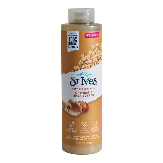 Milk Bath Stives sea salt/oat/Rose/orange lemon shower gel female St Ives 650M-pegastore