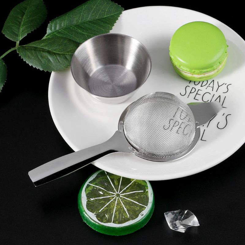 Mắt lưới inox đồ pha trà cốc kim loại lọc lọc lọc trang rời F
