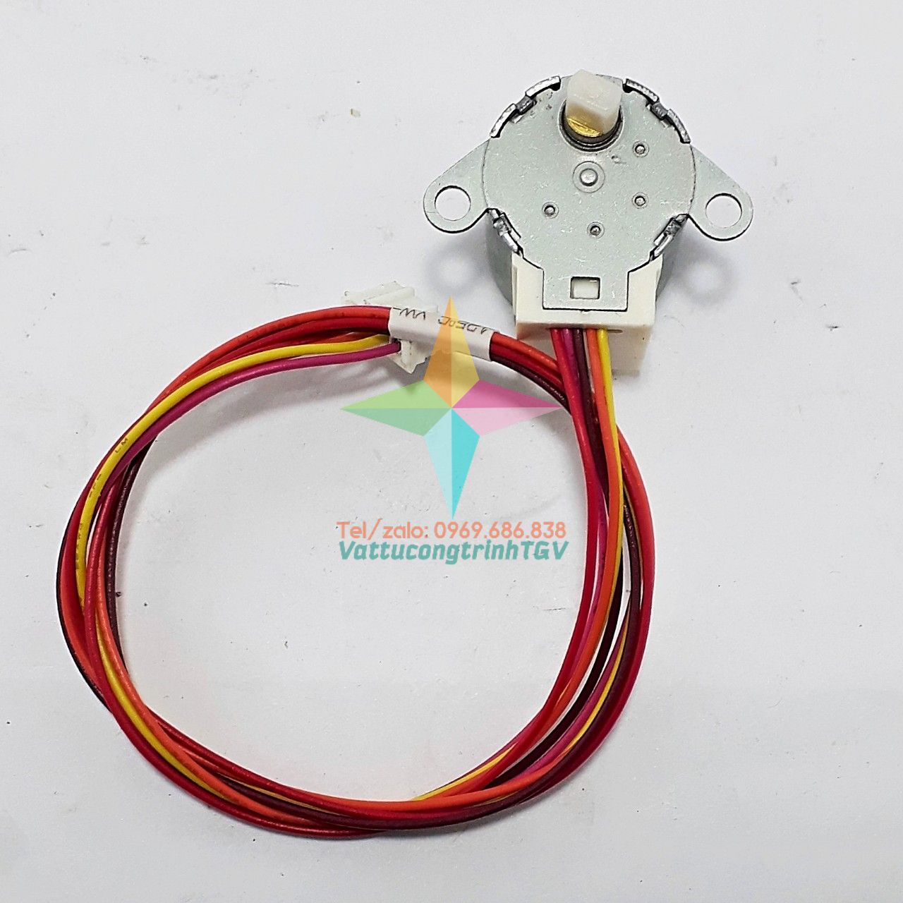 Motor cánh vẫy điều hòa 12VDC- ĐK 20mm - chân cụp