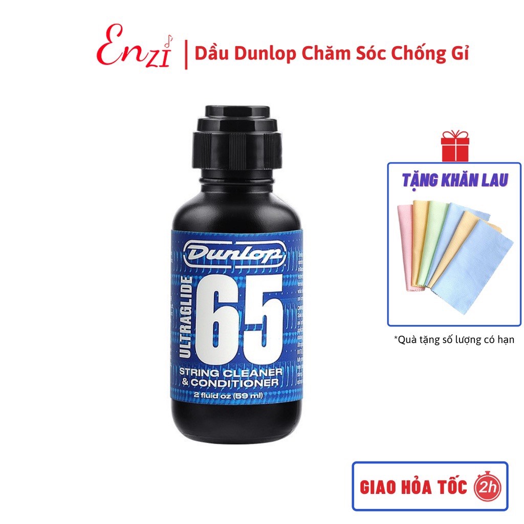 Dầu Dunlop Lau Dây Đàn Guitar chống gỉ mượt dây Dầu Chanh Ultimate Lemon Oil làm sạch phím đàn bảo vệ cần đàn guitar