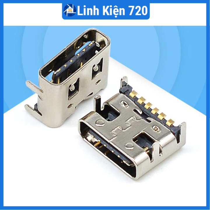 Cổng USB Type C 3.1 6 chân/ 16 chân cho bo mạch điện tử