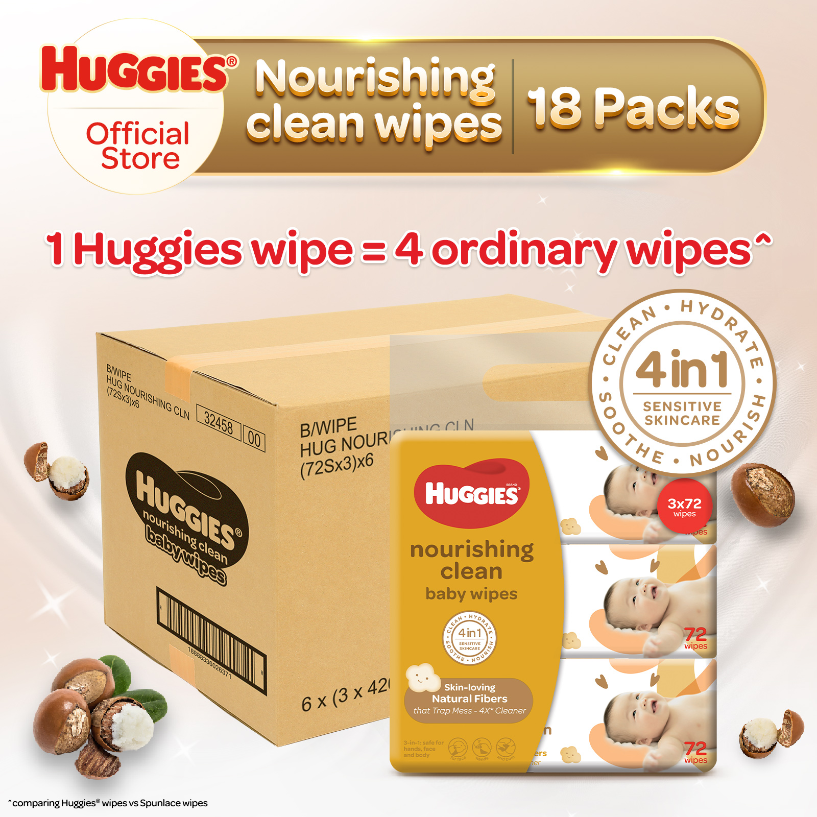 huggies wipes cocoa and shea butter