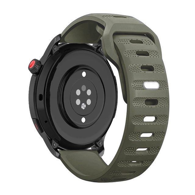 Silicone sport strap for samsung galaxy watch 6 5 4 active 2 44mm 40mm watchband bracelet galaxy watch 6 4 classic 5 pro 46mm 43mm 42mm 45mm 47mm for huawei watch gt 3 2 redmi watch 3 active relame watch strap