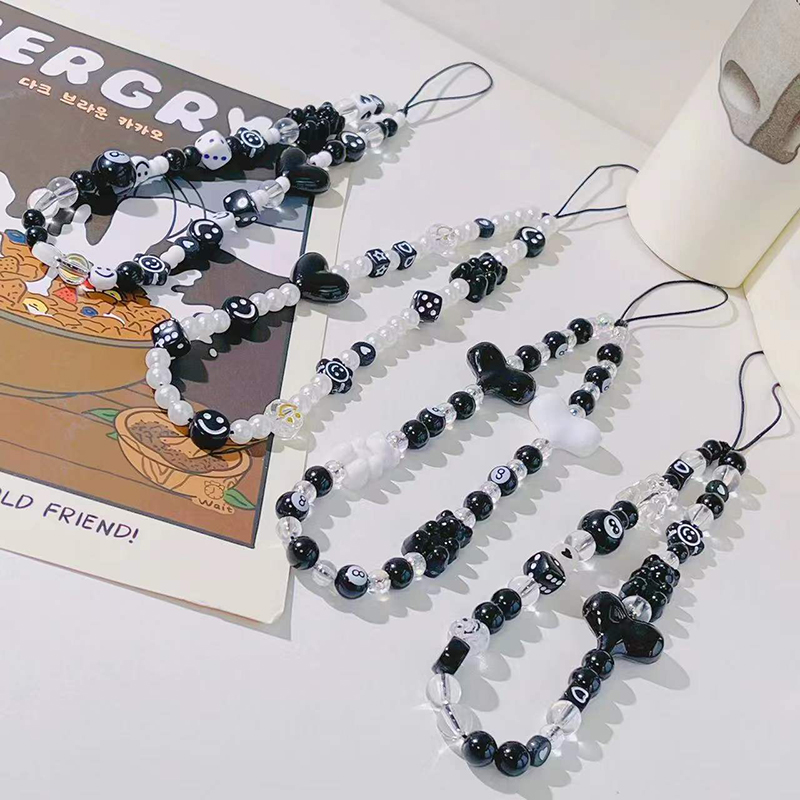 New%20Black%20White%20Bear%20Love%20Heart%20Beaded%20Mobile%20Phone%20Chain%20Charm%20Women%20Girls%20Cellphone%20Decoration%20Lanyard%20Telephone%20Strap%20-%20Image%202