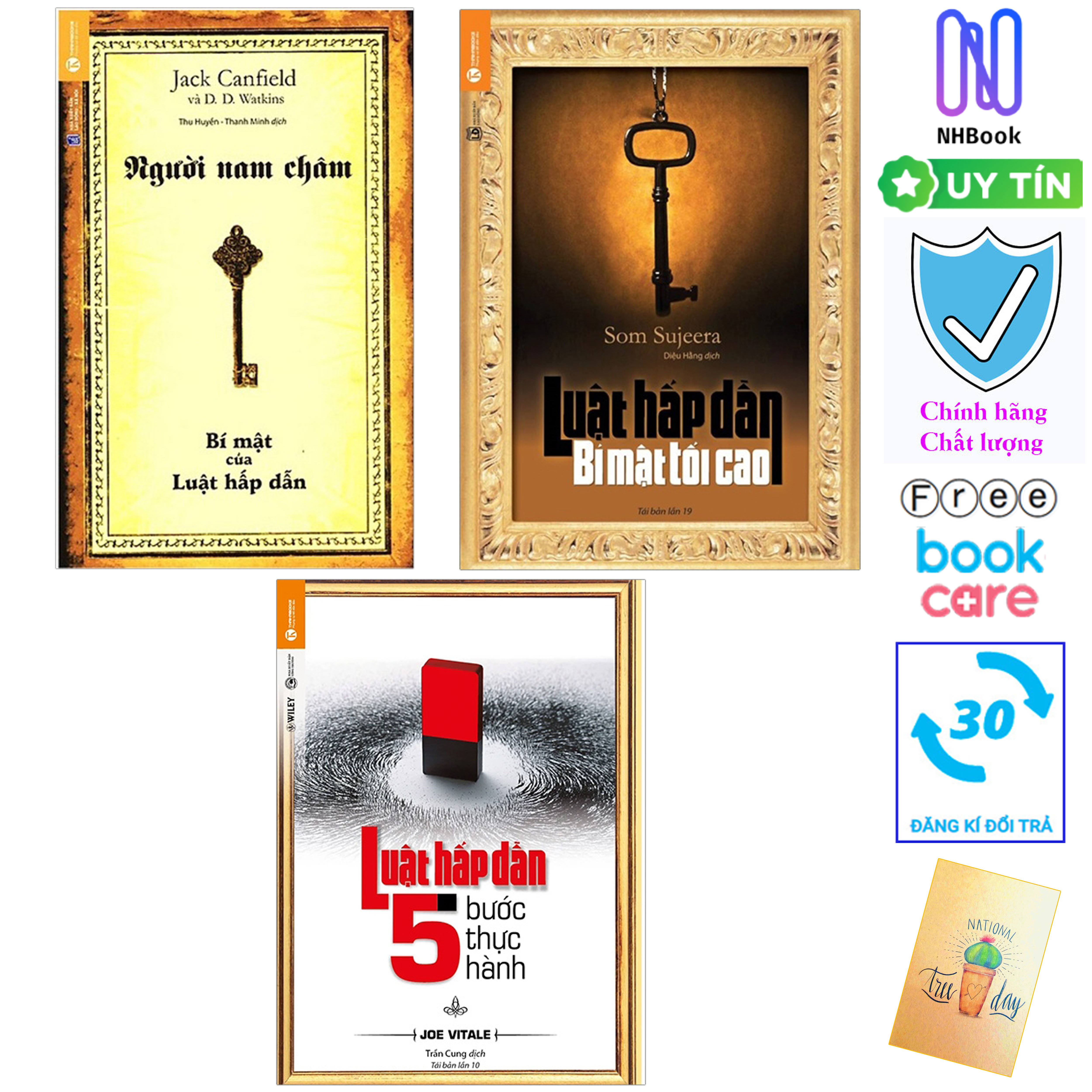 - sách chính hãng bảo hành - nhbook - combo luật hấp dẫn: người nam châm - bí mật của luật hấp dẫn- luật hấp dẫn - 5 bước thực hành- luật hấp dẫn bí mật tối cao - tặng kèm sổ tay 10k