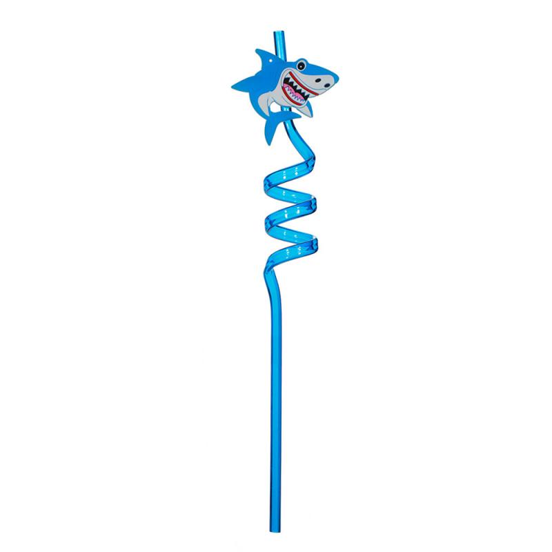 Summer Cartoon Creative Plastic Straw Marine Animal Curved Straw Kids Health Pvc Straw Bar Party Reusable Decorations Small. 