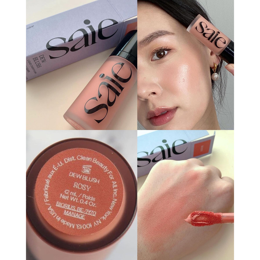 Má hồng kem Saie Dew Blush Liquid Cheek Flush 12ml