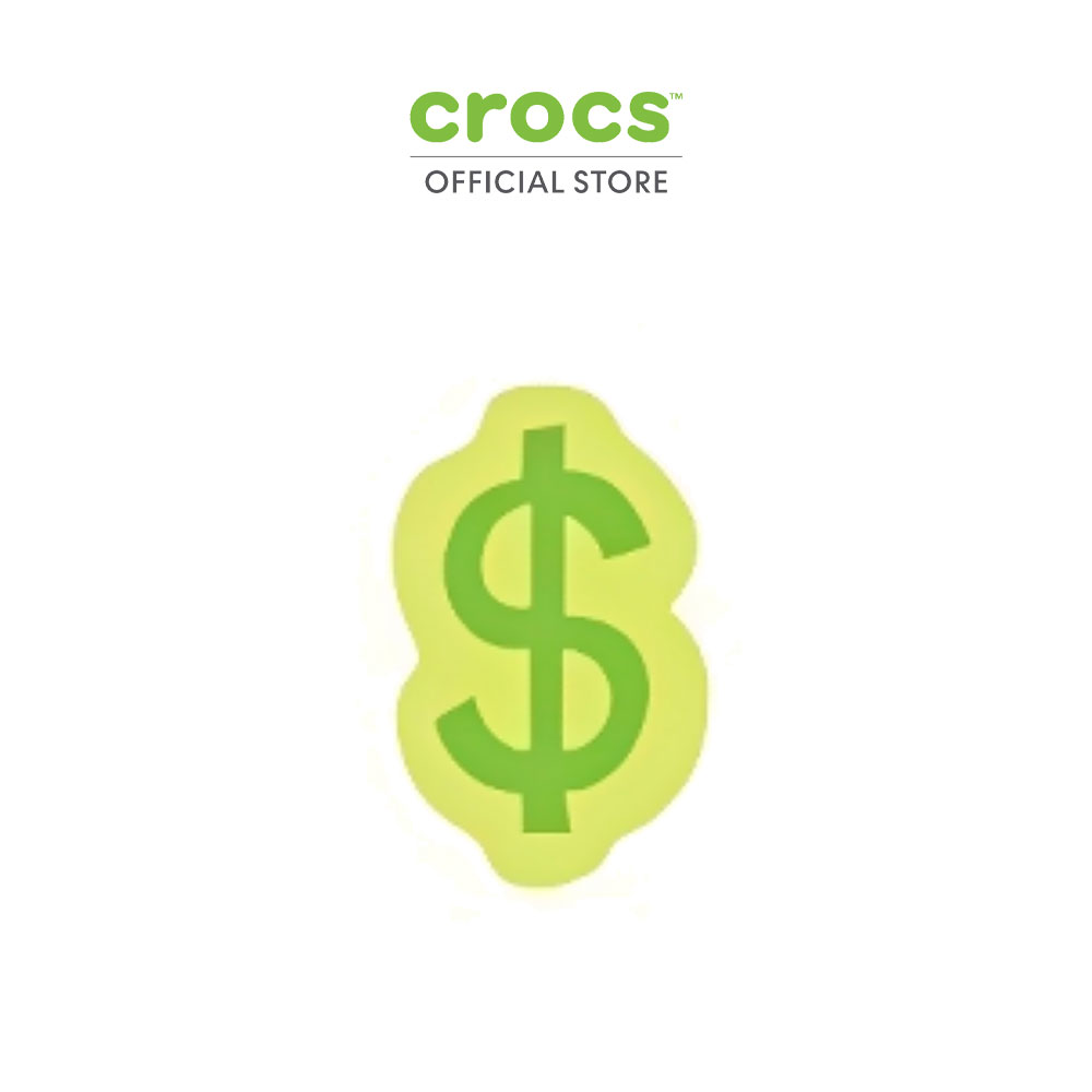 Verification Sign Crocs CROCS ตัวติดรองเท้า JIBBITZ SLIME DOLLAR SIGN | Lazada.co.th