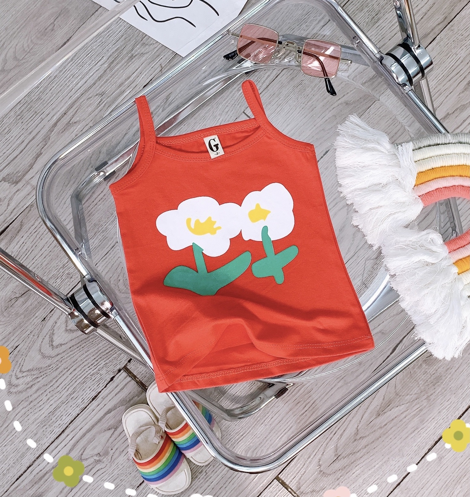 [Hoàn Tiền 6%] Lyvyshop - (Lô mới) Áo dây siêu dễ thương cho bé gái từ 08kg-24kg (giá 01 áo)