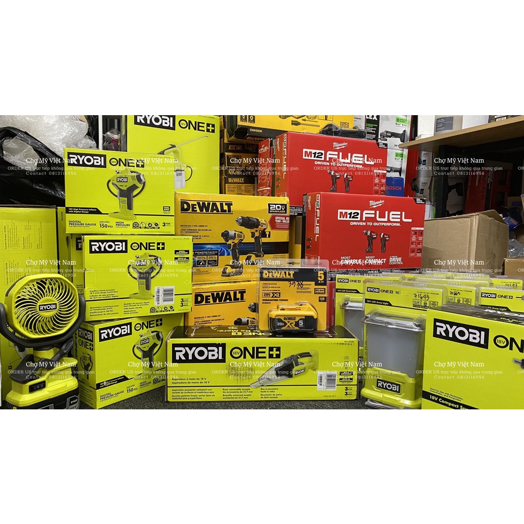 NHẬP MỸ - PIN DEWALT 20-VOLT MAX POWERSTACK COMPACT BATTERY (2-PACK) - DCBP034-2