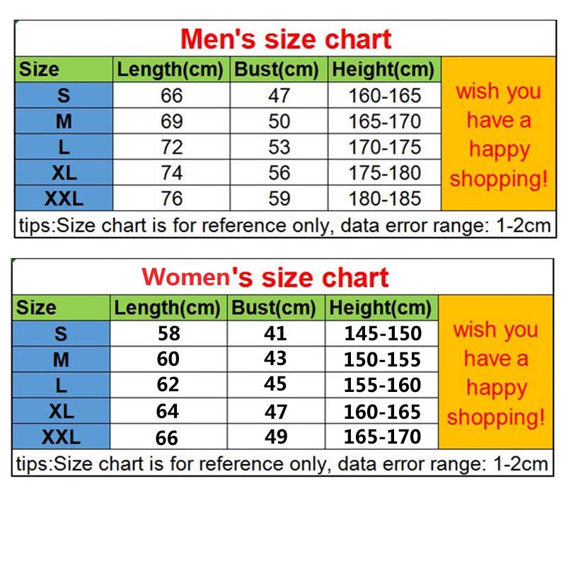 nike men's shirt size chart