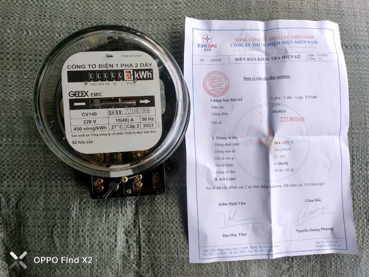 Công tơ điện emic 1 pha 2 dây