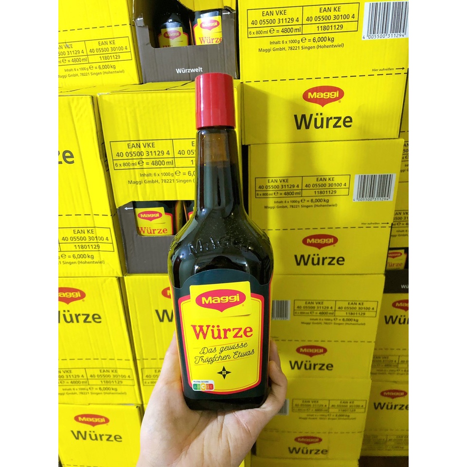 Nước Tương Maggi Wurze, Nước Tương Lúa Mạch Maggi 800ml