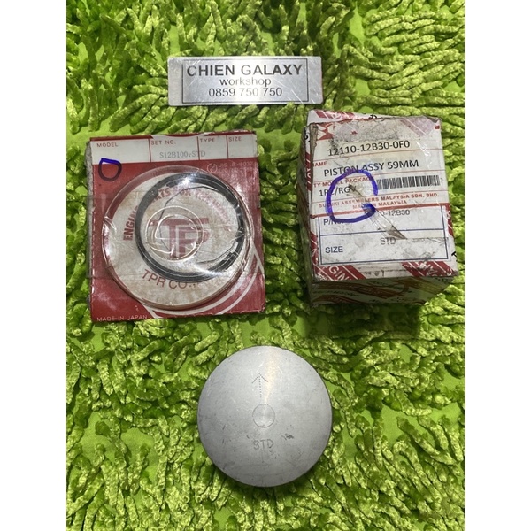 Bộ piston bạc 59mm xipo sport satria rgv