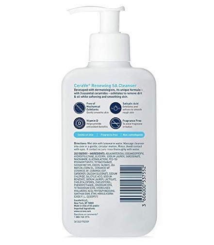 cerave face wash sa cleanser