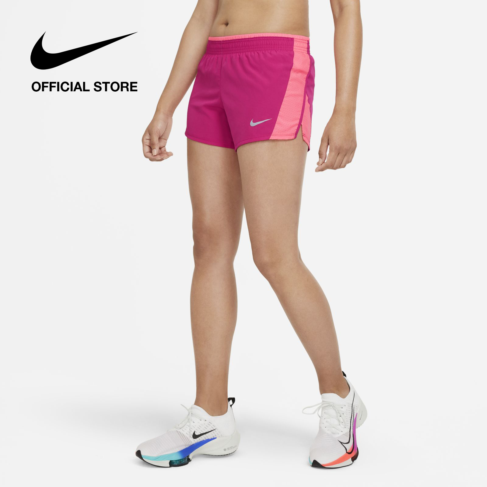 Nike women's fast running shorts fire pink Clearance
