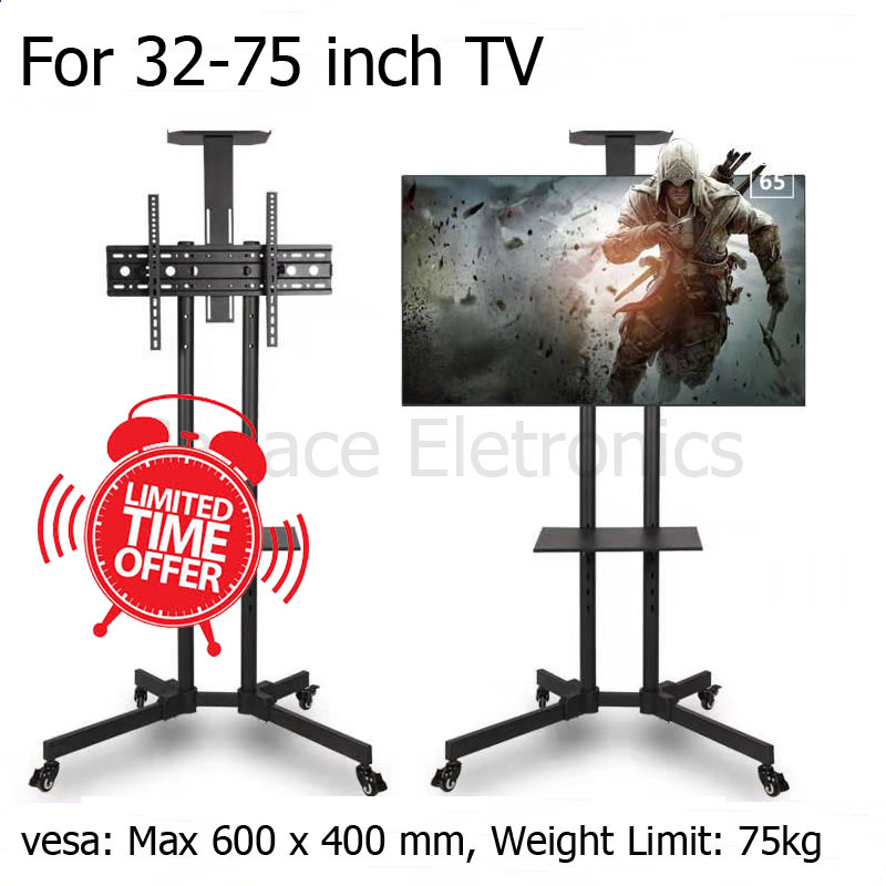 **Ready Stock** TV Mount TV Mobile Stand With Wheels Mounts Multi