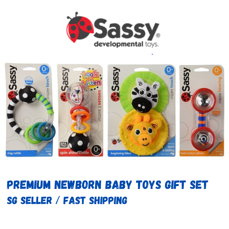 sassy baby rattle