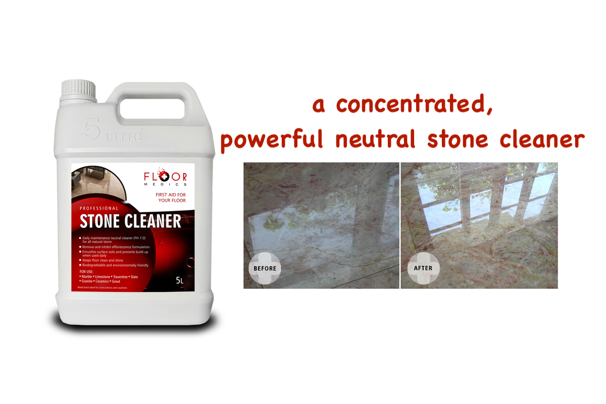 Stone cleaner Floor Medics, tiles cleaner, concentrated, powerful