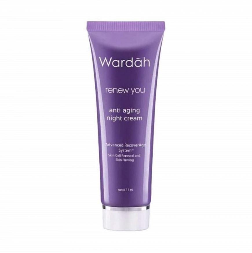 wardah renew you anti aging night cream