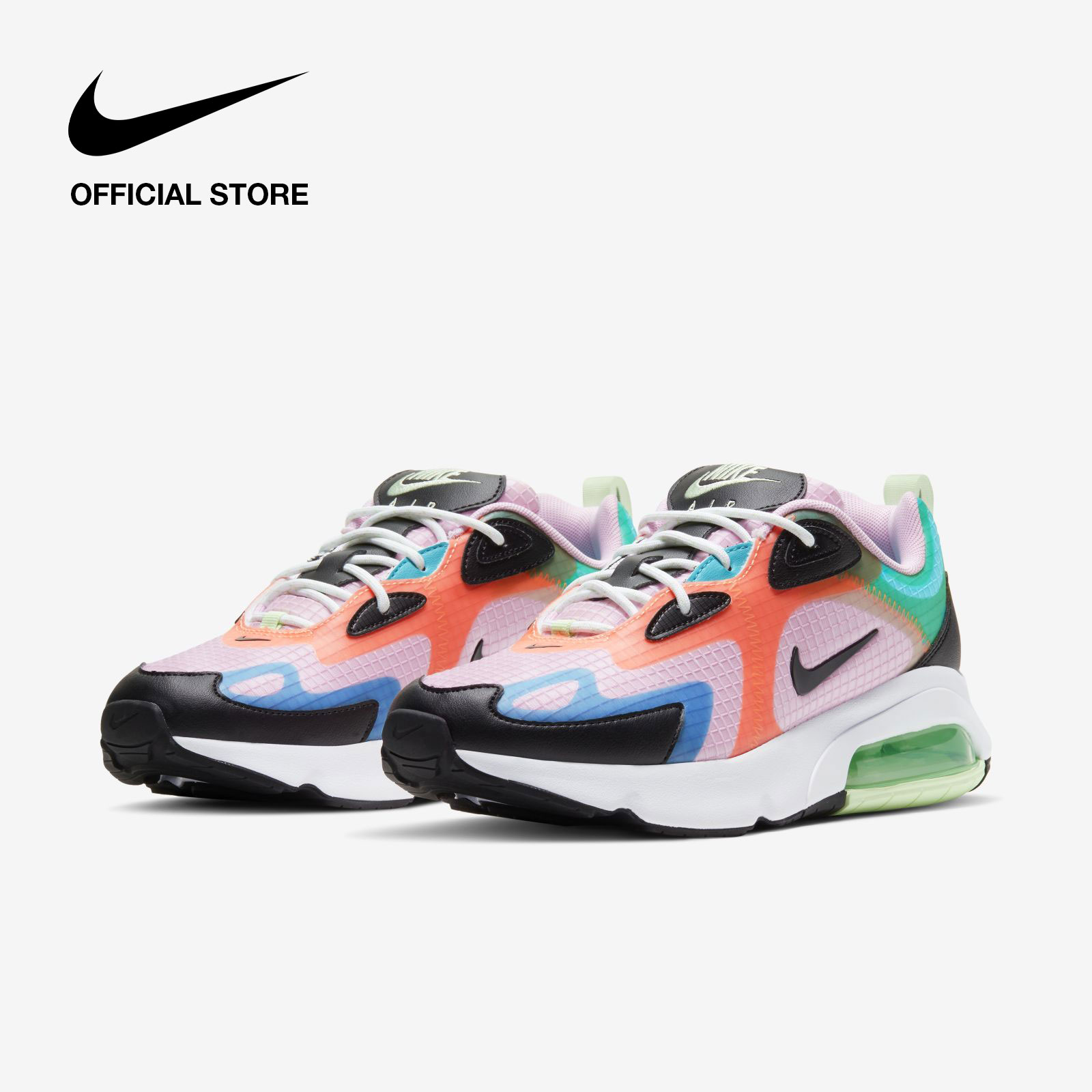 air max 200 pink and white