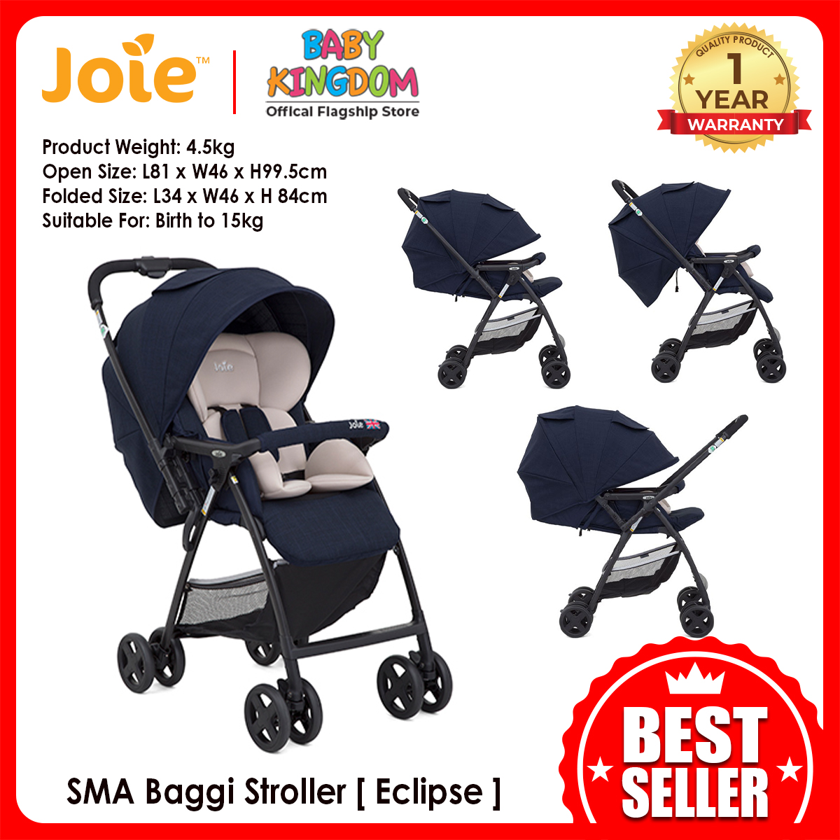 joie baggi stroller