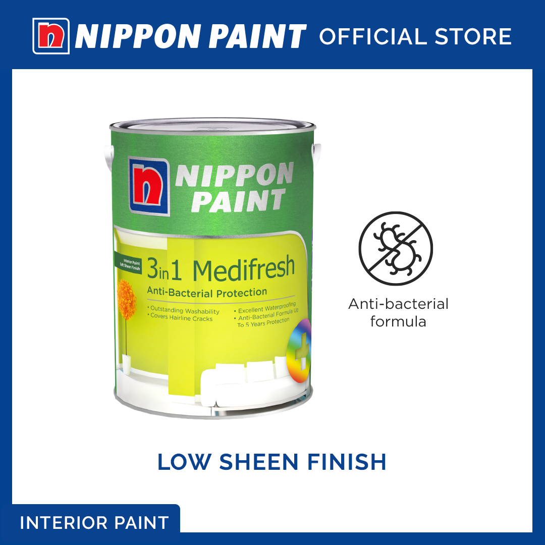 Nippon Paint 3-In-1 Medifresh - Soft Sheen - Yellows & Oranges - 1L/5L |  Lazada Singapore